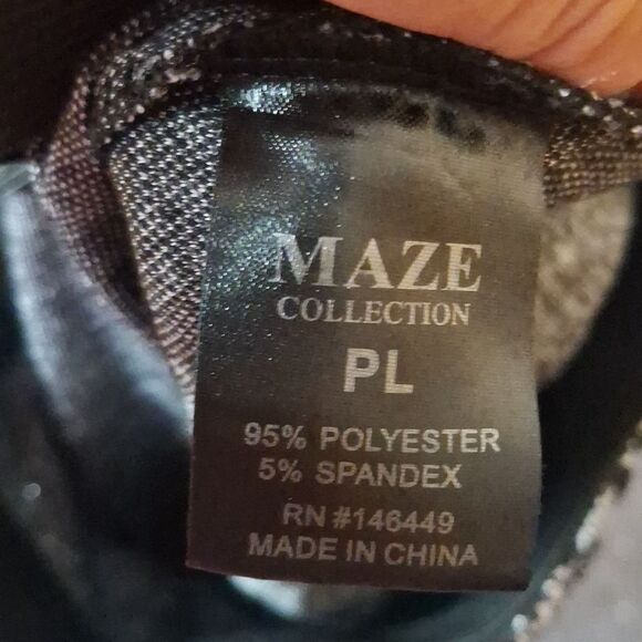 MAZE Collection Black and White Leggings size PL - Picture 4 of 6